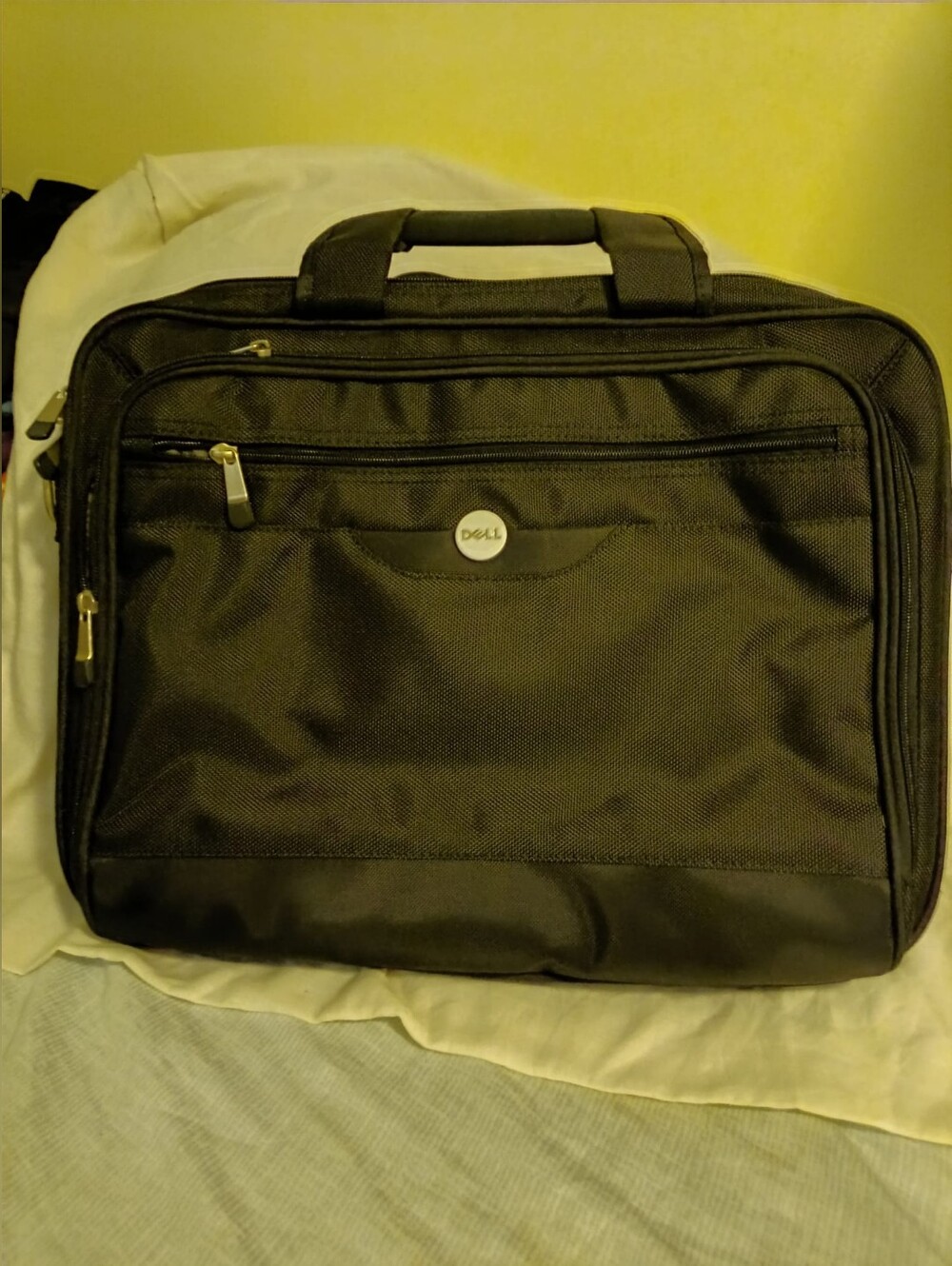 Dell Black Laptop Briefcase - Professional Men’s Bag
